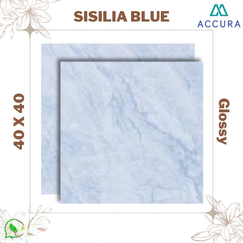 Keramik Lantai 40x40 Accura Sisilia | Keramik Lantai Glossy | keramik Dinding