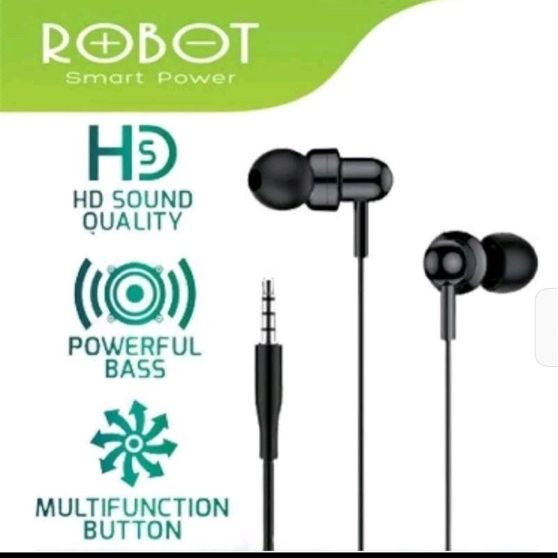 Headset Robot RE20 Super Bass Original