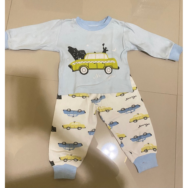 Baju Tidur Setelan panjang anak laki-laki preloved