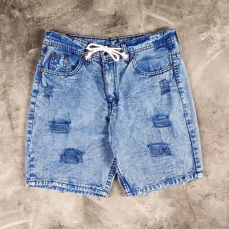 Celana Jeans Pendek Pria Sobek- Sobek Keren