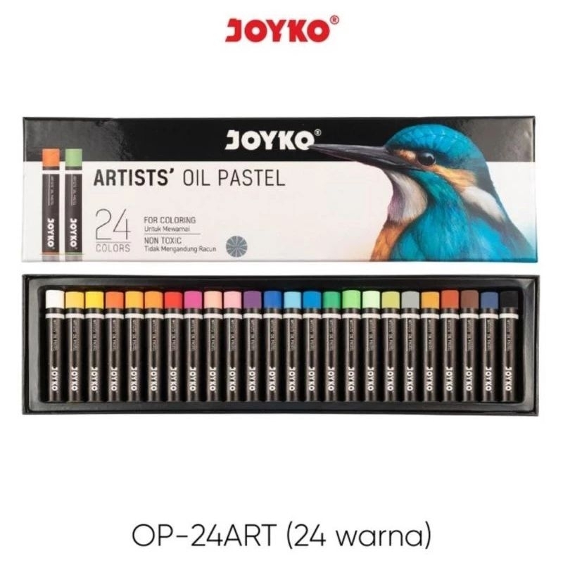 

krayon joyco oil pastel 12w & 24w hemat le