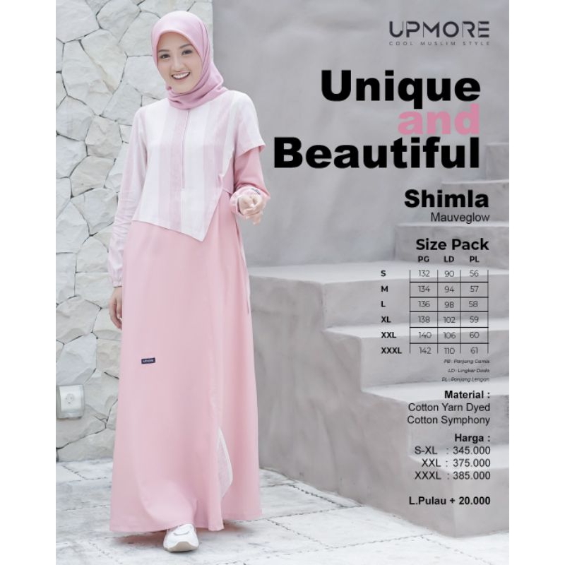 Upmore Shimla | Gamis Upmore Shimla | Gamis Kekinian | Gamis Remaja | OOTD Hijab | OOTD Upmore | Gam