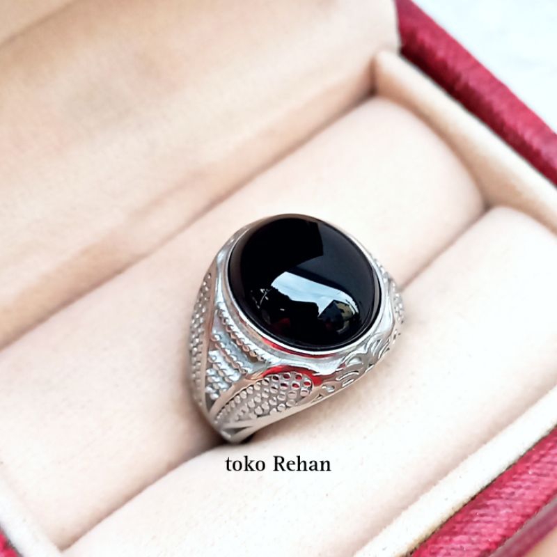 CINCIN BATU KECUBUNG TANDUK SIZE MEDIUM