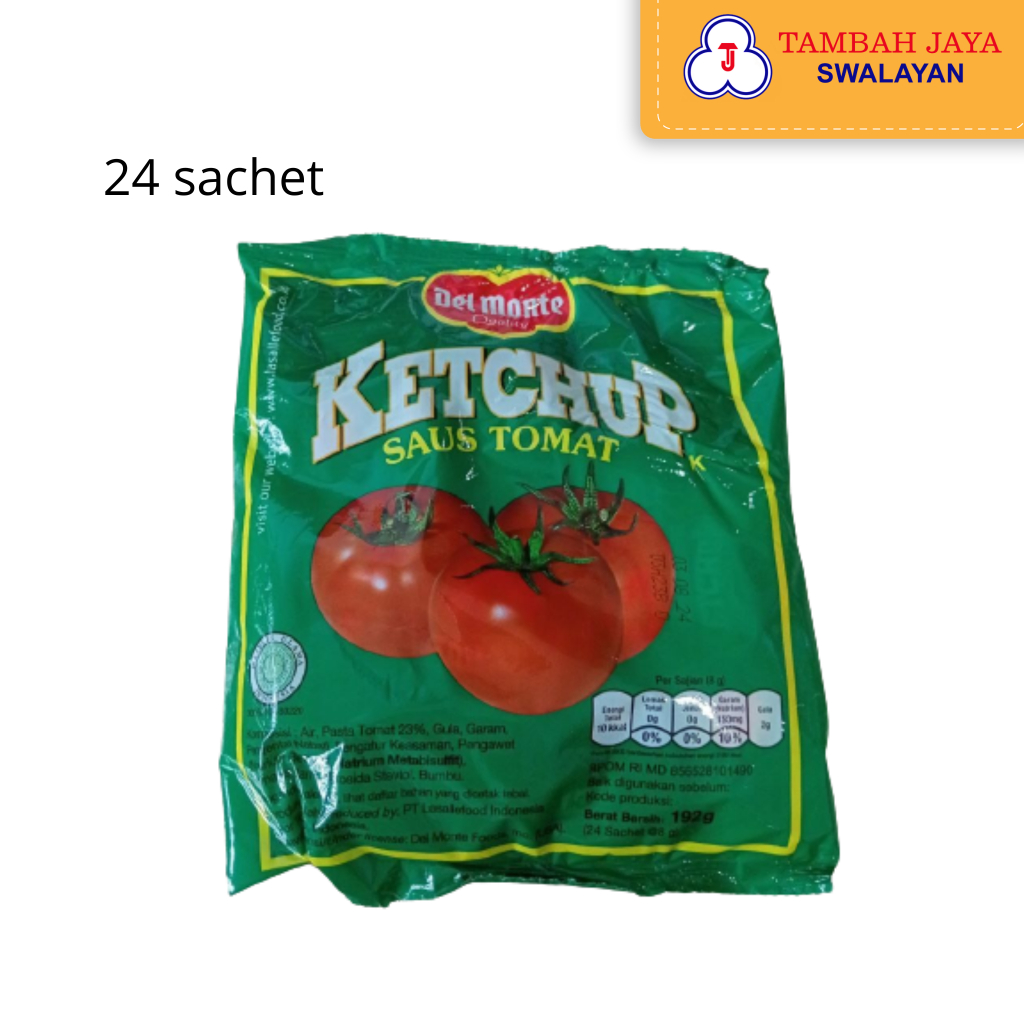 

Del Monte Saus Tomat Sachet 192gr