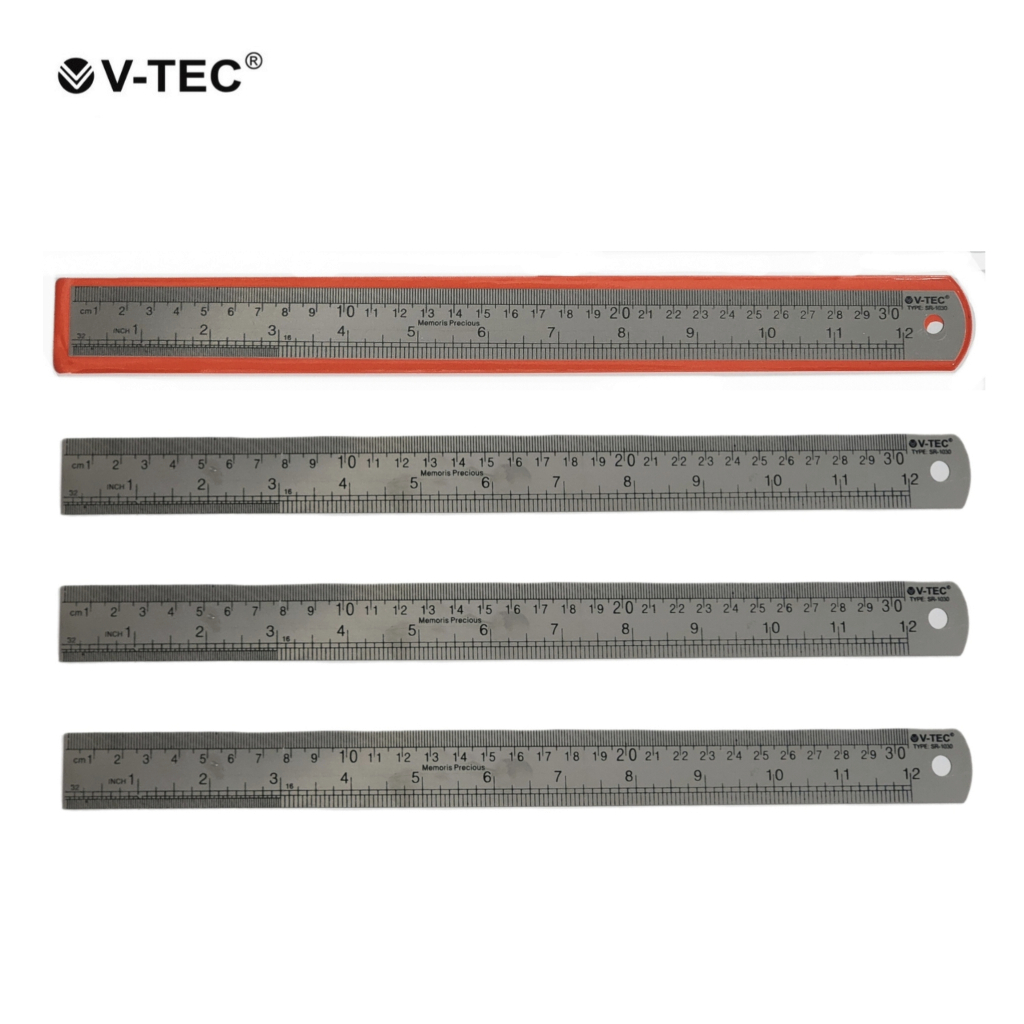

Penggaris Besi V-TEC 30cm Stainless Scale Ruler