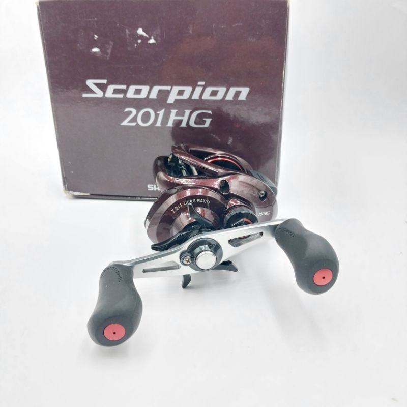 Reel BC Shimano Scorpion 201 HG Handle Kiri