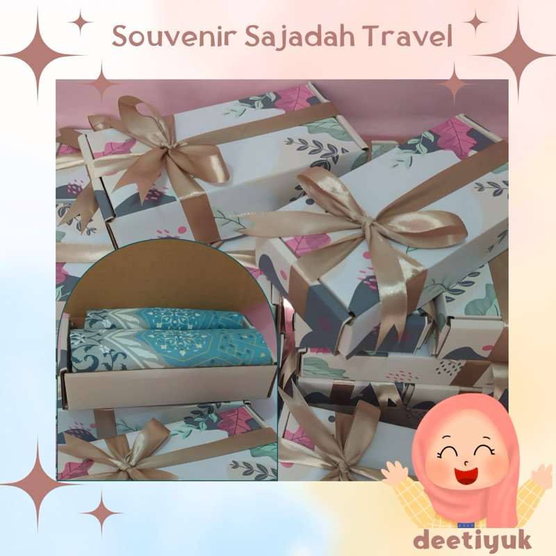 Hampers Sajadah Travel | Kado Sajadah Travelling | Sajadah Pouch | Souvenir Tahlilan | Souvenir Saja