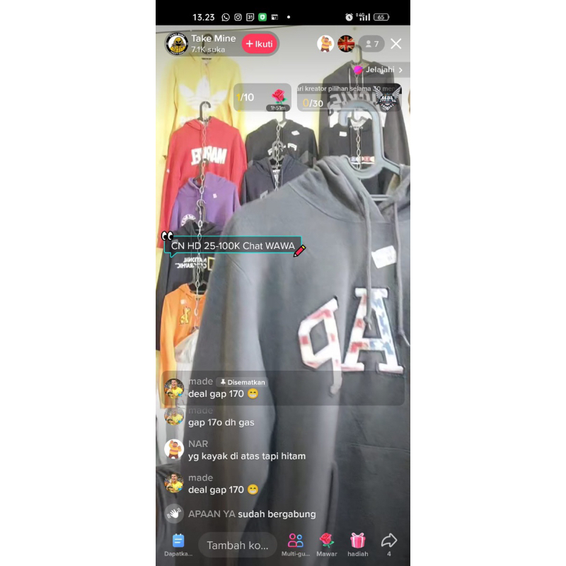 Hoodie GAP america