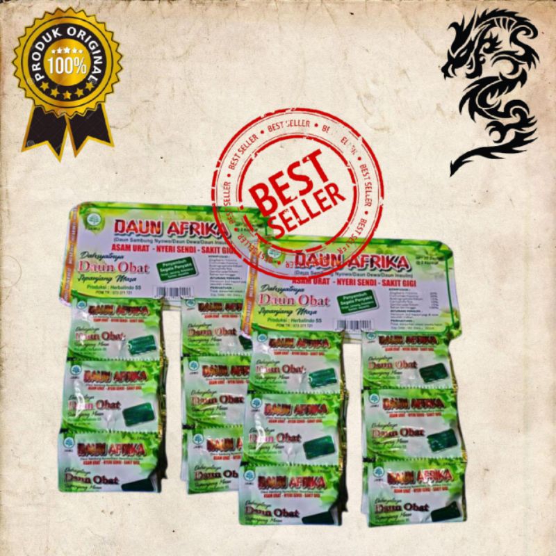 

Daun afrika kapsul pegal linu isi 20 sachet