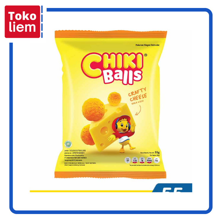 

Chiki Snack Balls Cheese 55G