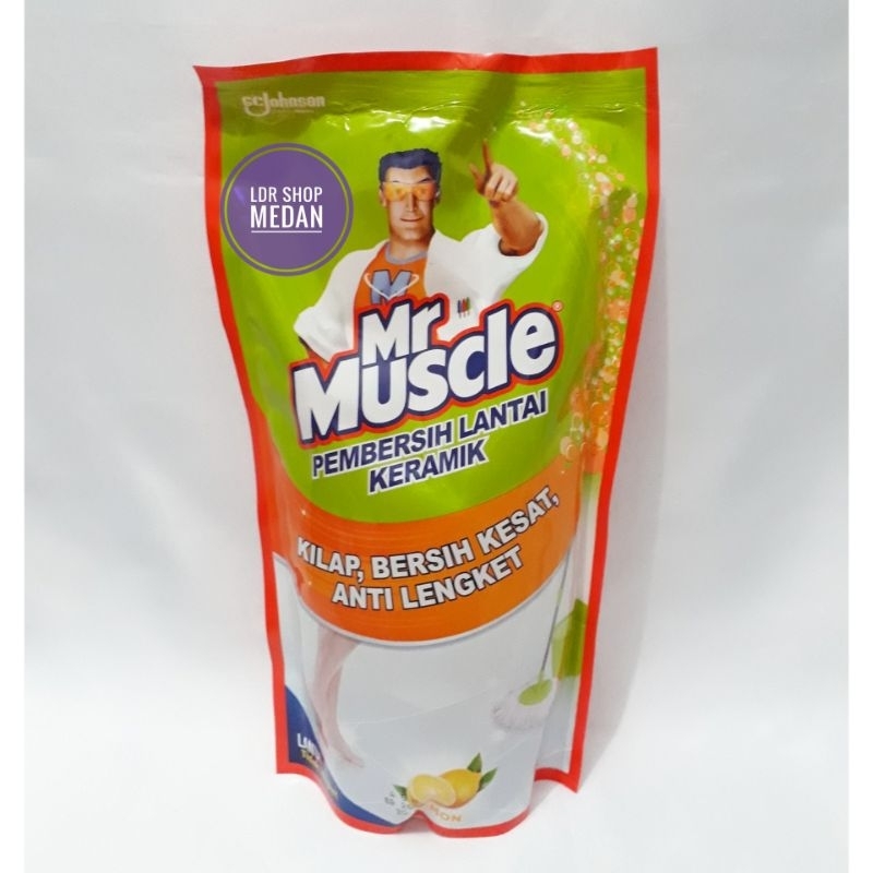 Mr.Muscle pembersih lantai keramik 720ml (Lemon)