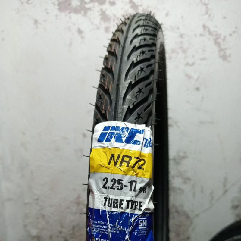 IRC 2.25-17 NR72 BINTANG BAN LUAR IRC MOTOR TUBE TYPE RING 17 NR 72 225 TUBETYPE