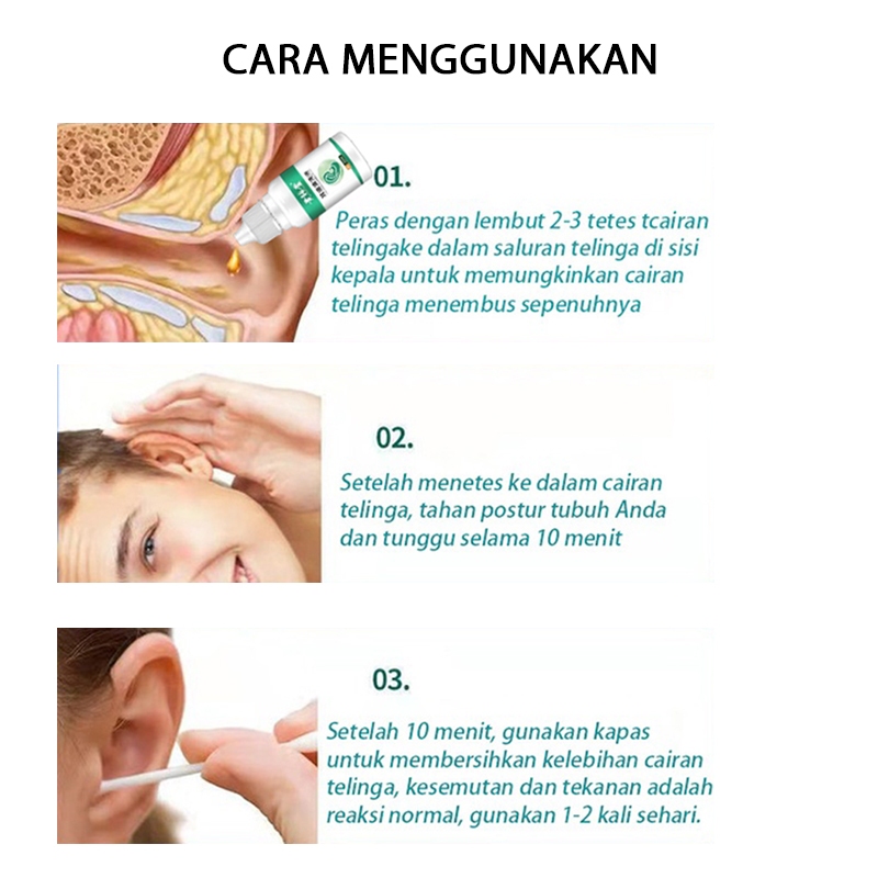 Obat tetes telinga obat telinga cairan pembersih telinga 20ml obat telinga berair telinga tuli permanen obat telinga bernanah obat telinga berair curek-berdengung