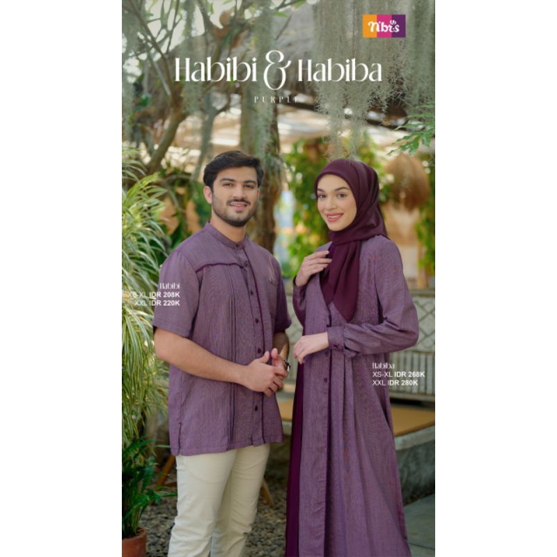 NEW Nibras Gamis Koko Couple Set Muslim Dewasa HABIBA HABIBI