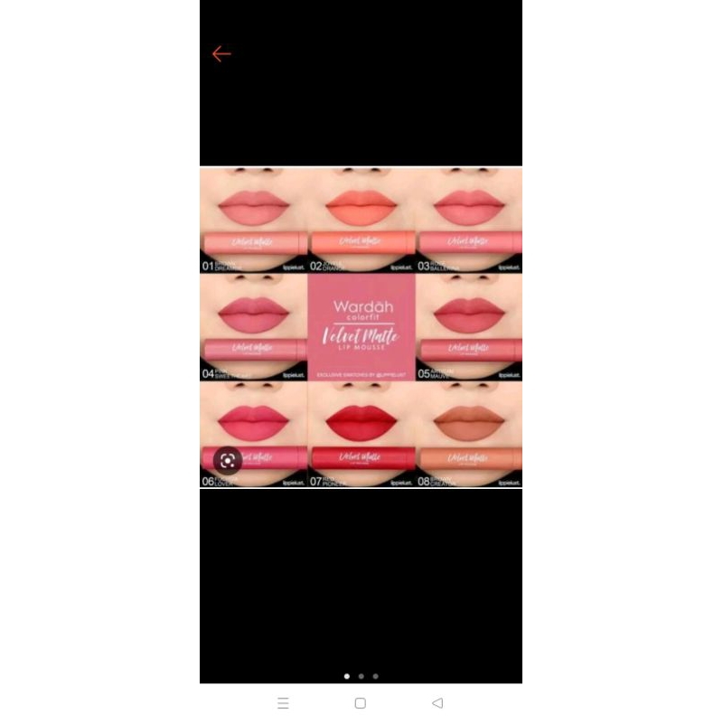WARDAH Velvet matte