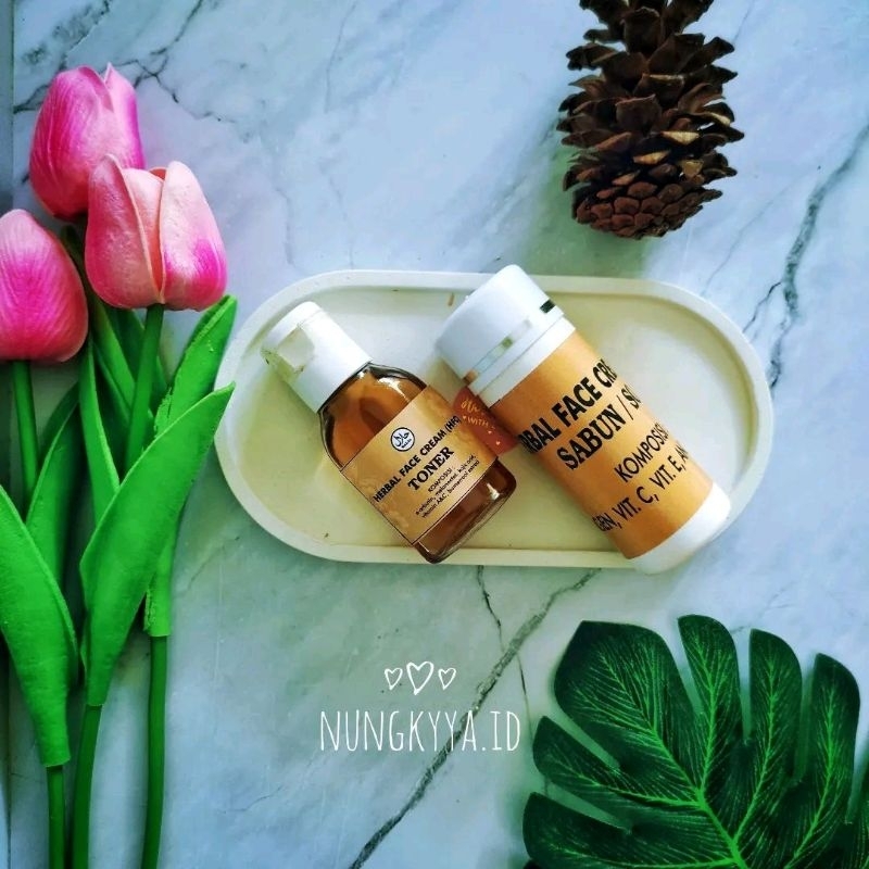 HERBAL FACE CREAM(HFC)PAKET SABUN + TONER)