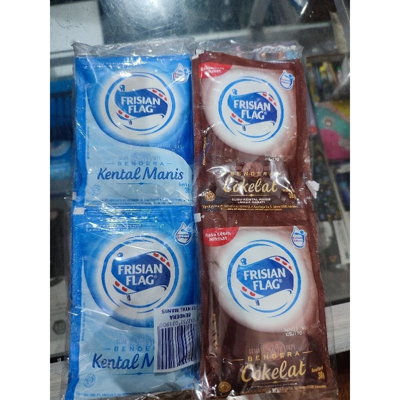 

Frisian Flag Susu Kental Manis Renceng 6 pcs x 40ml (All Varian)