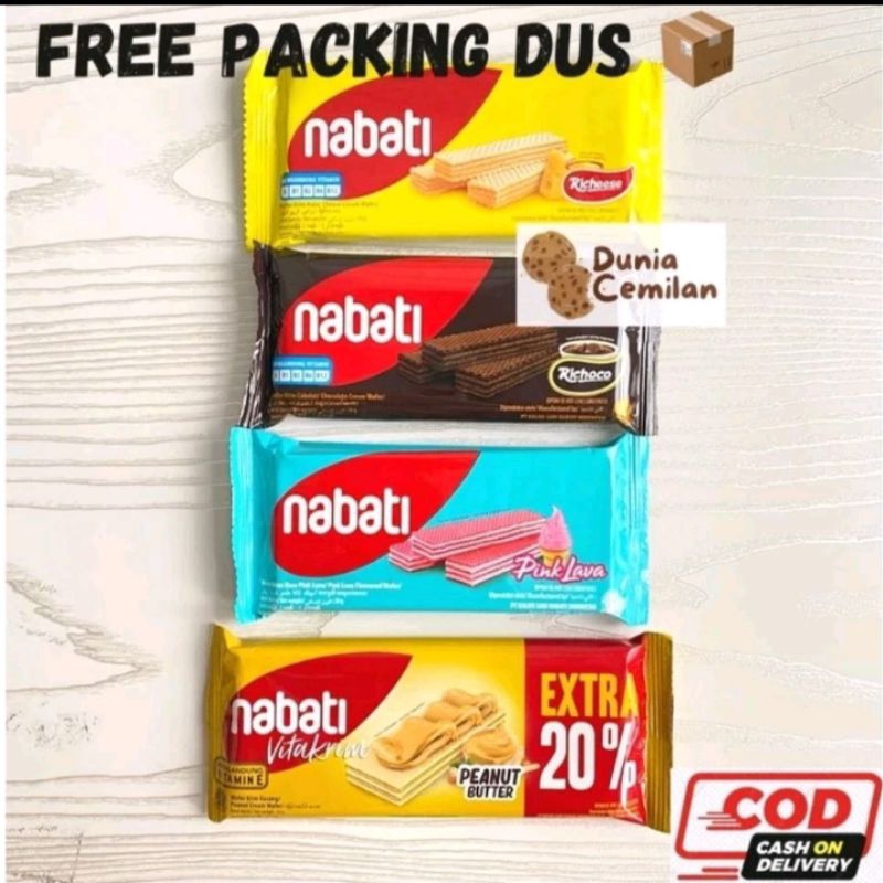 

Nabati Wafer 1000 (1 Pack = 10 Pcs)
