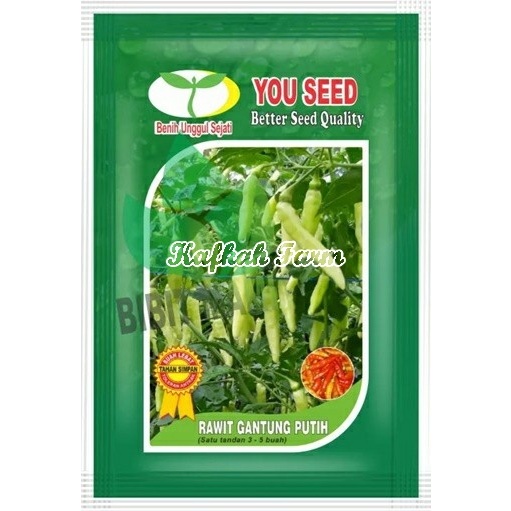 Benih 25 Biji Cabe Rawit RAWIT GANTUNG PUTIH