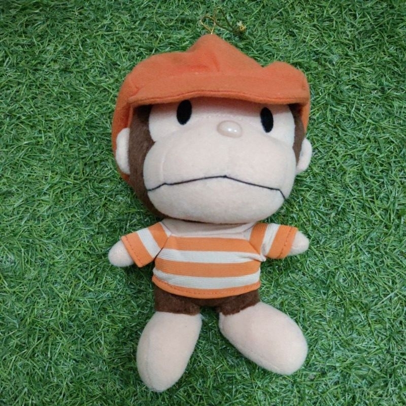 Boneka Monyet T Shirt Liris Topi Orange Original Peanuts Club - hadiah ulang tahun