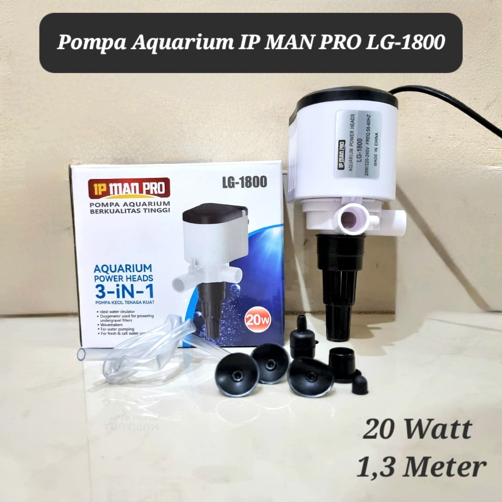 Mesin Pompa Air Aquarium Celup Ip Man Pro LG-1600 / LG-1800 / LG-2600