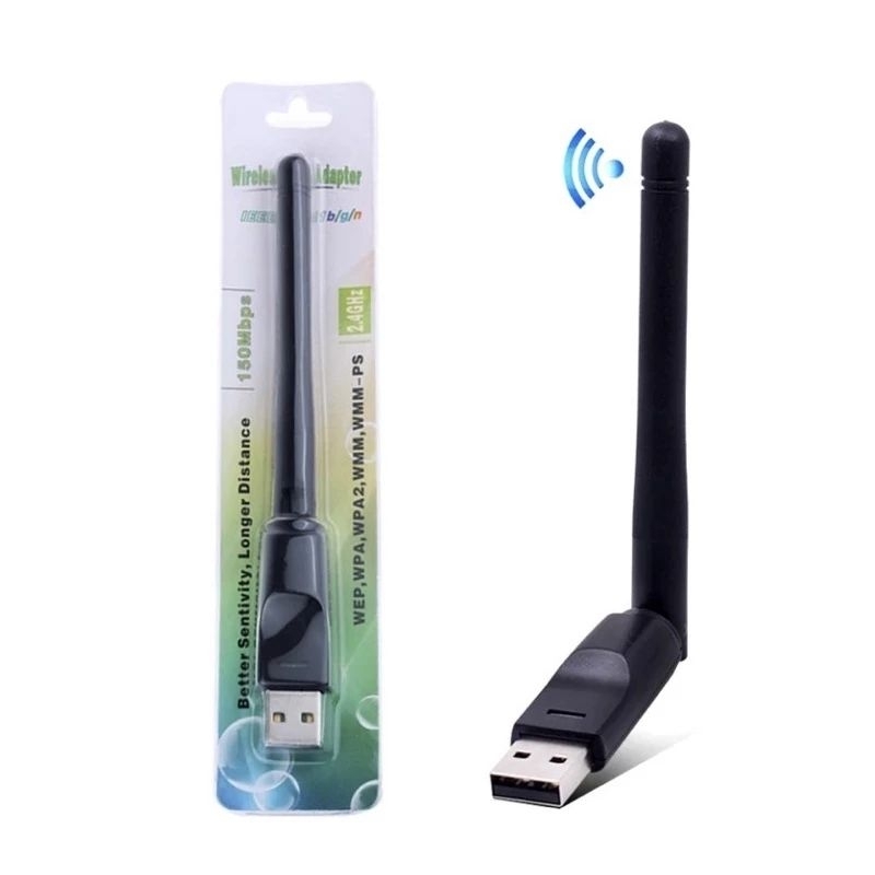 USB Dongle Wifi MT 7601 Set Top Box TV STB Komputer Laptop