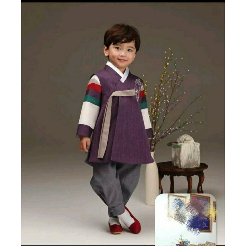HANBOK ANAK LAKI LAKI, KOSTUM TRADISIONAL KOREA
