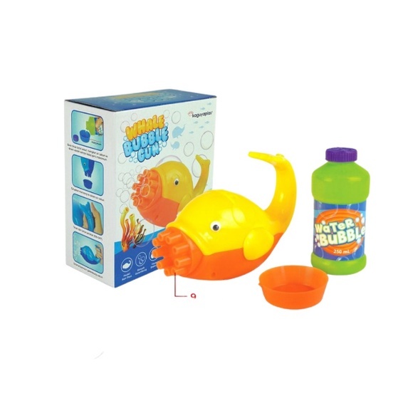 MAINAN ANAK WHALE BUBBLE GUM GELEMBUNG LUMBA-LUMBA ELECTRIC / PISTOL SABUN/tyos