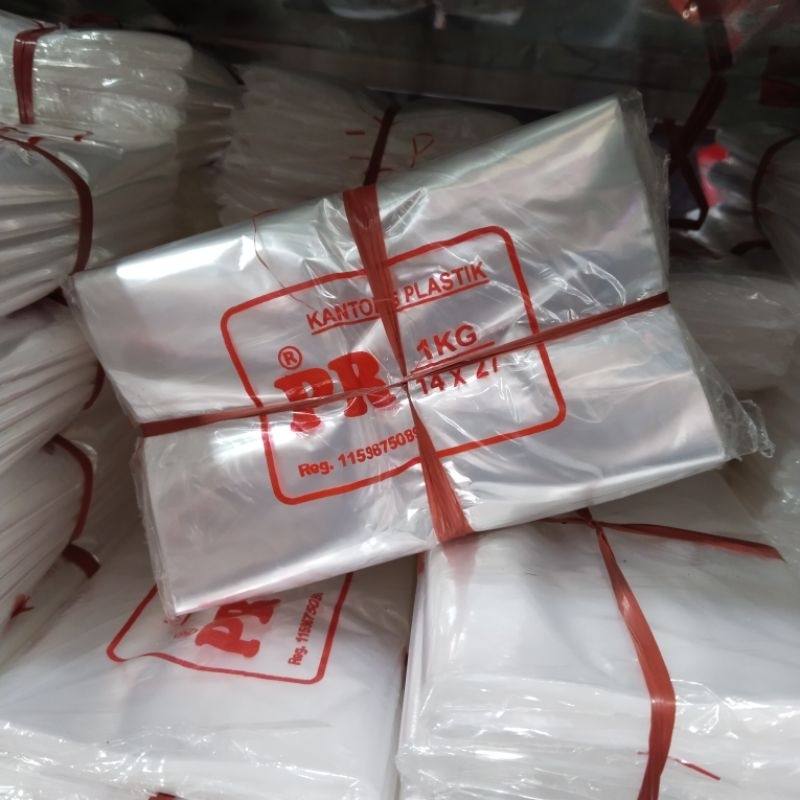 Plastik Bening PR 1kg 14x27 Isi 80lembar