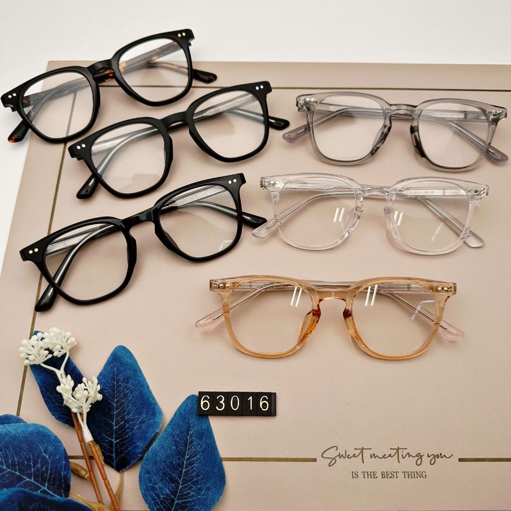 KACAMATA TYPE 63016//KACAMATA FASHION WANITA/PRIA BENING NORMAL //FRAME KACAMATA//KACAMATA BESI TITA