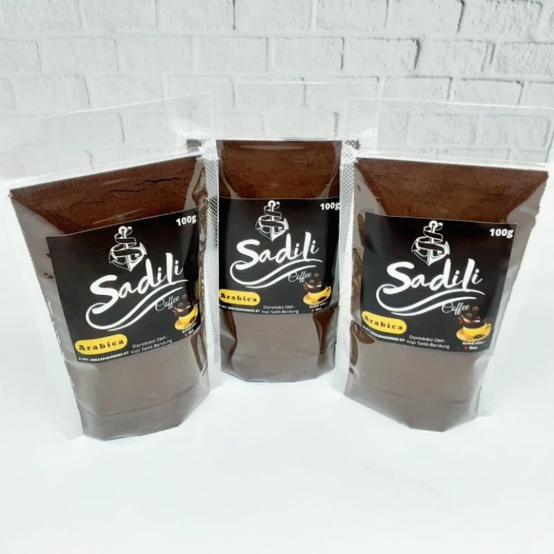 

kopi Bubuk Arabika Asli kemasan 100gram(Arabica Coffee)