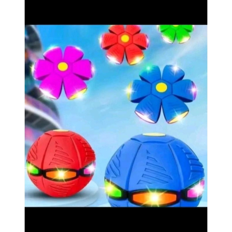 magic ball mainan bola magic ufo injak LED