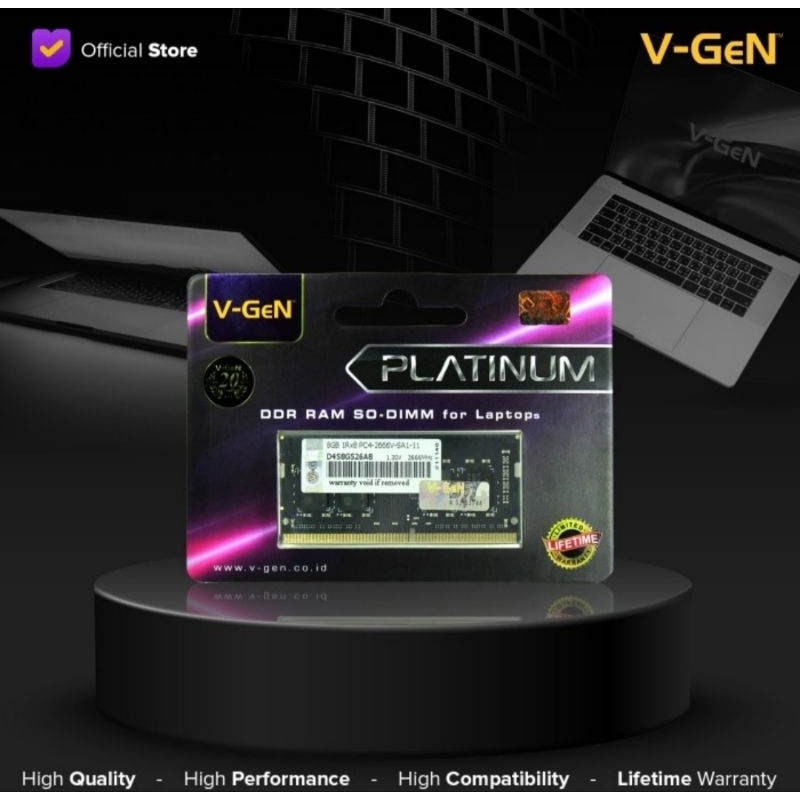 Sodimm DDR4 VGEN Platinum 8GB/PC2133