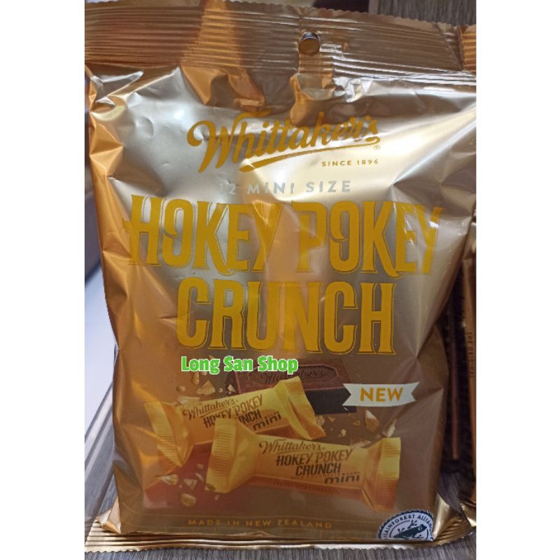 

PROMO! Whittakers Chocolate hokey Pokey Crunch Isi 12 mini size 180 gr-Coklat Impor