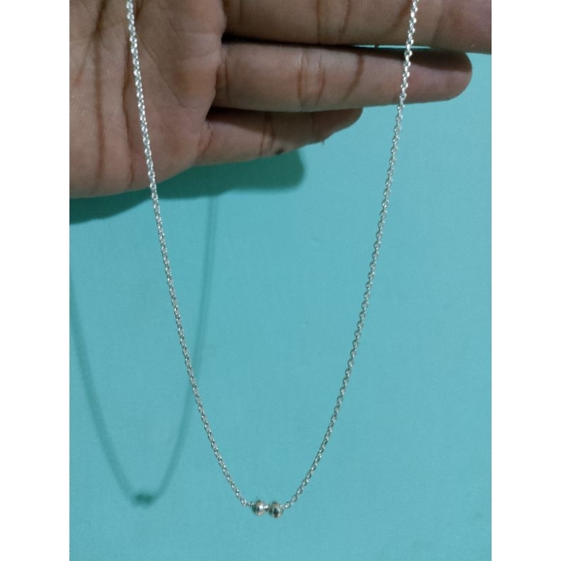 kalung rantai perak murni