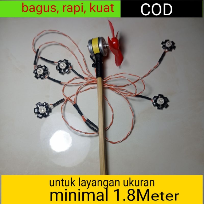 lampu layang layang, suwangan, gapangan 5HPL, sangat terang