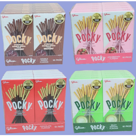 

BISCUIT POCKY 47g (1 PACK ISI 10 BOX), HARGA PER PACK