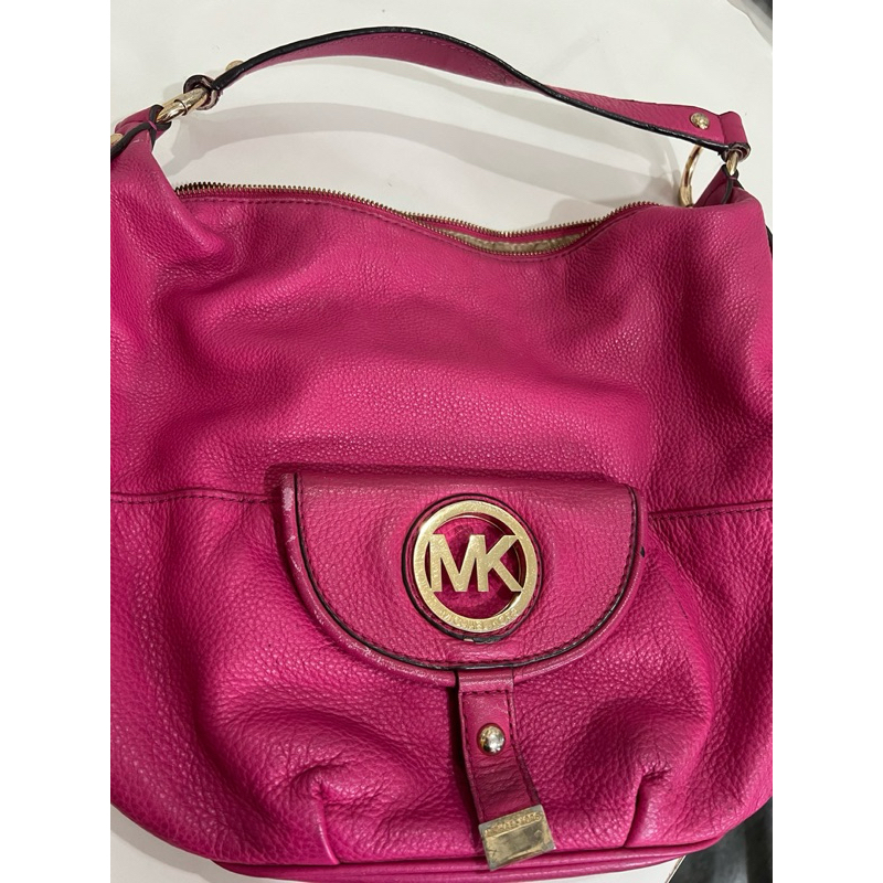 MICHAEL KORS - Pink Leather Hand Bag