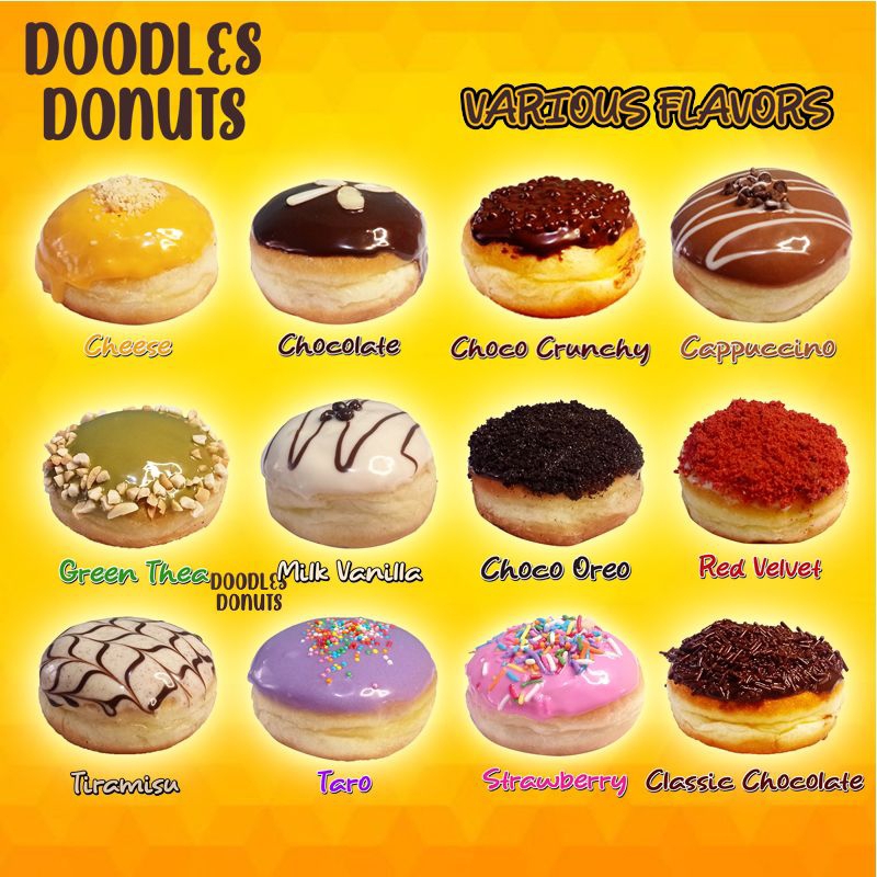 

Doodles Donuts - Donat Mini 12Pcs Mini Donuts