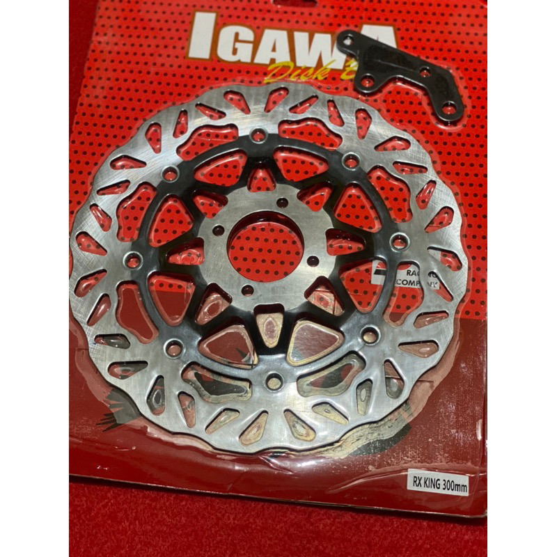 Disc Piringan Cakram Rx King Lebar 300MM Igawa Model PSM Flower Kembang Piringan Cakram Depan Lebar 