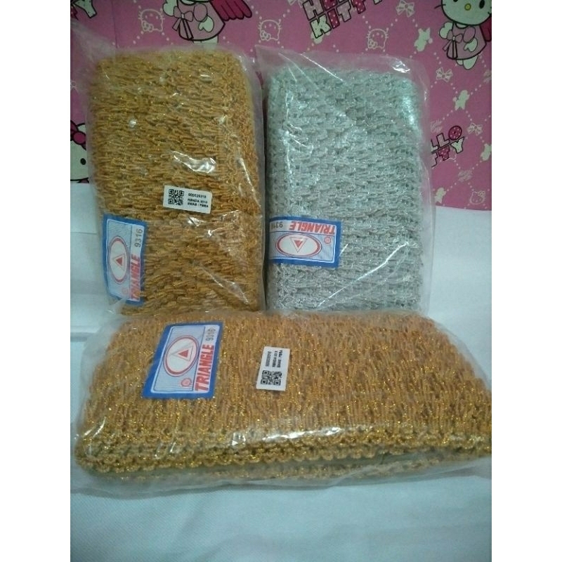 Renda mahkota gold/silver