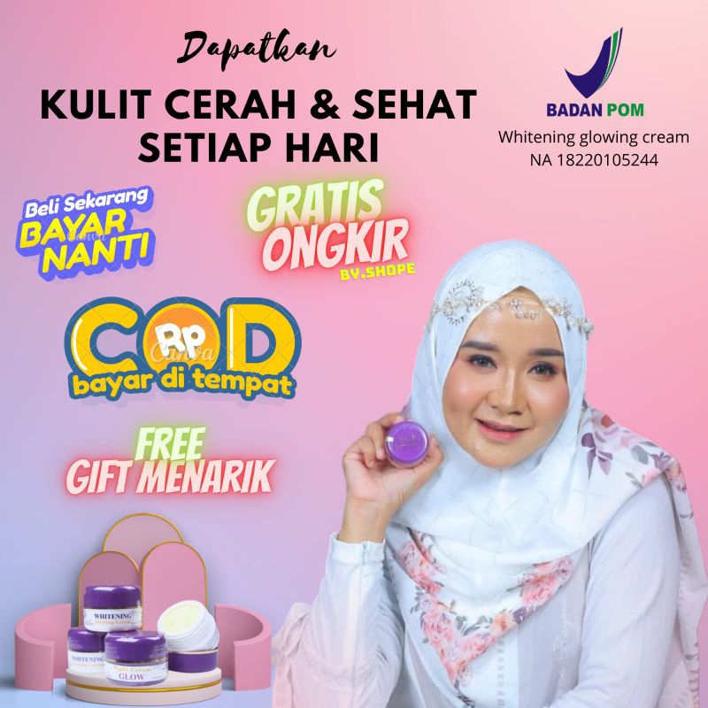 kosmetik cream kecantikan perawatan wajah all on one skincare RCB glow kosmetik murah Banjarmasin/pe