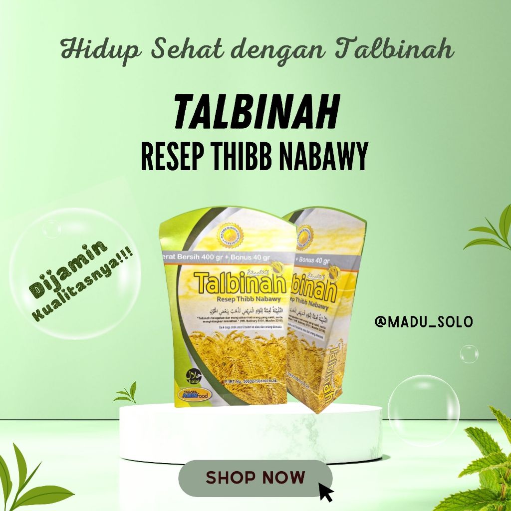 TALBINAH Tepung Gandum Asli 400gr + Bonus 40 gr