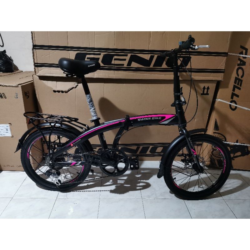 SEPEDA LIPAT UKURAN 20 INCH SAKONI SWISS BIKE