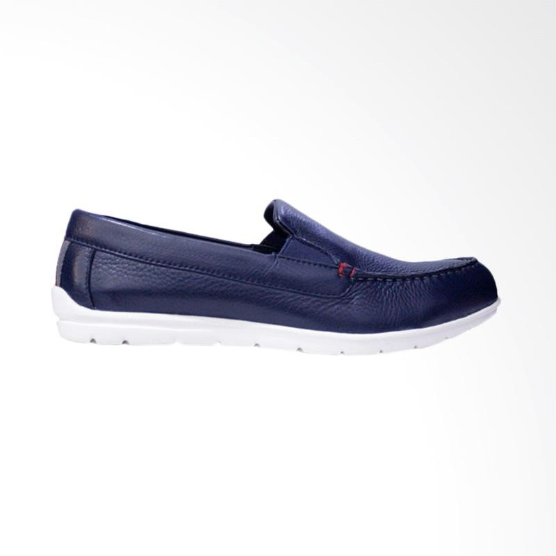 PSPGN.CO | ORIGINAL BRANDED GINO MARIANI LEANDER 6 NAVY SEPATU KULIT PRIA LOAFER SLIP ON KASUAL SUPE