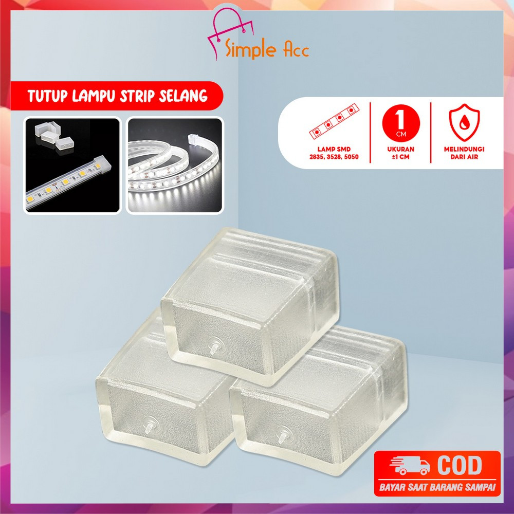 DO-C886 Tutup Lampu Strip Selang 2835 / 3528 / 5050 / Cover Tutup Lampu LED Strip 220V / Pengaman Pe