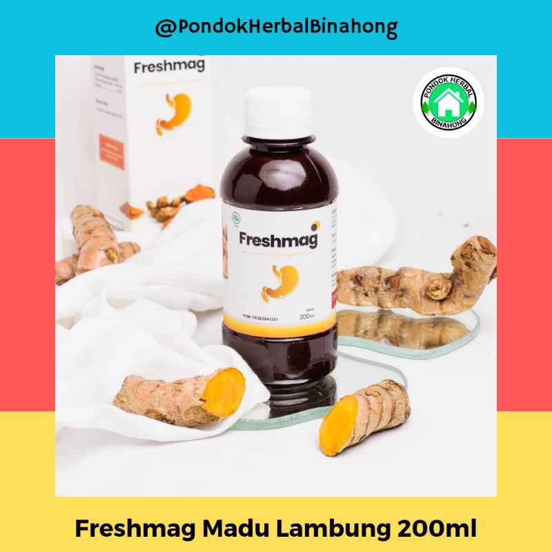 Madu Obat Asam Lambung Freshmag Madu Lambung 200 ml Sudah Bpom - Freshmag Madu Herbal Lambung dan Pe