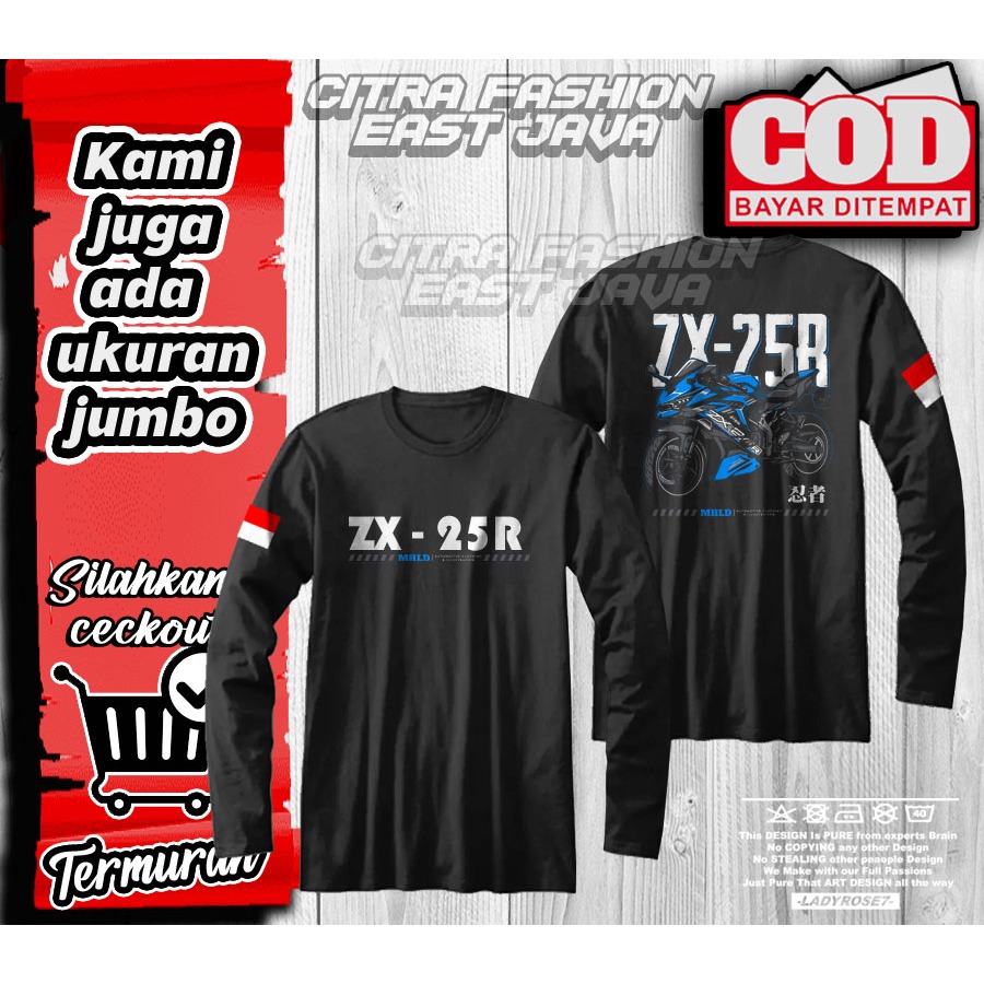KAOS KAWASAKI NINJA ZX 25 R LENGAN PANJANG
