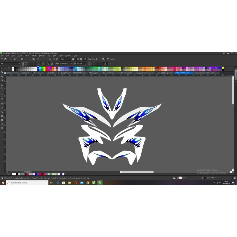 striping vario 125/150 new api