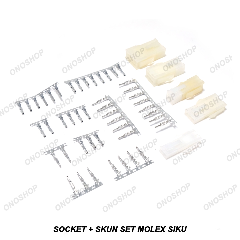 Socket + Skun Set Molex Siku 5556+5557+5558+5559